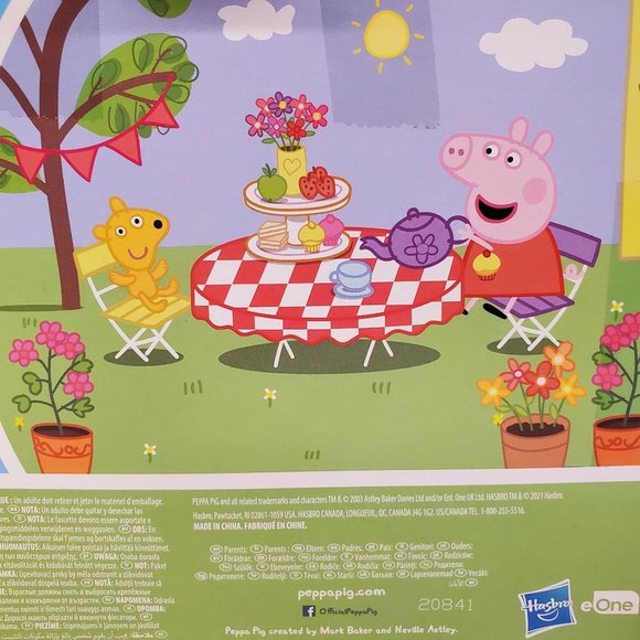 Peppa Pig Tea Time with Peppa Playset Peppa's Adventures Peppa Pig Tea Party Set - Picture 7 of 10